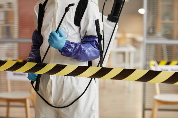 Professional Blood Cleanup technician working in Lyons, CO